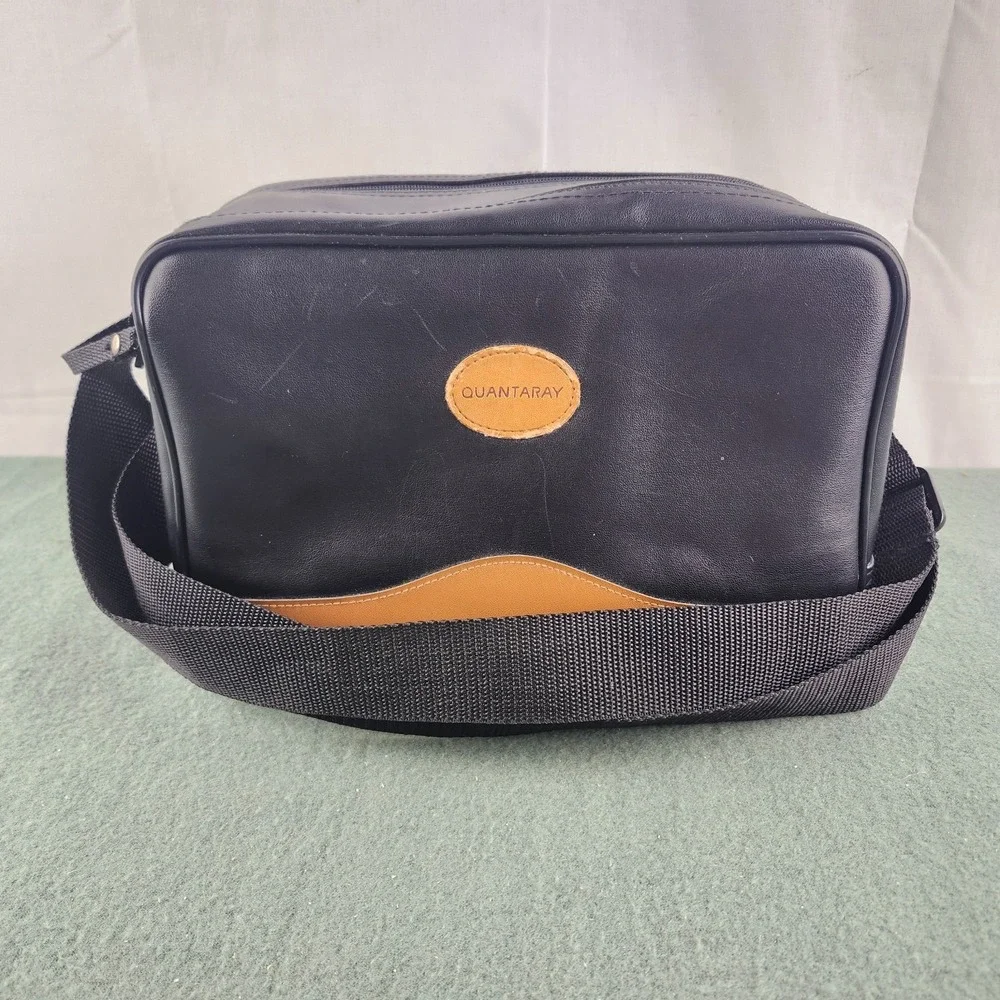 Quantaray Black Padded Divided Camera Bag‎ w/ Shoulder Strap